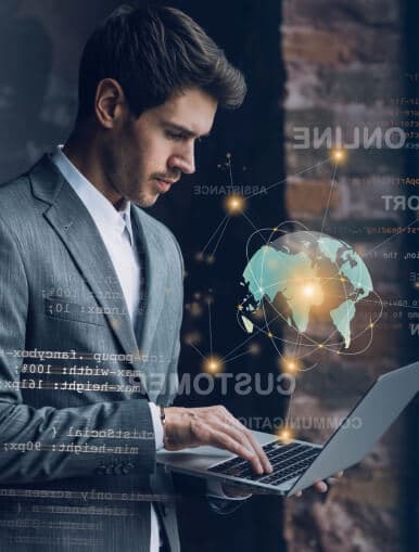 Team working on technology solutions